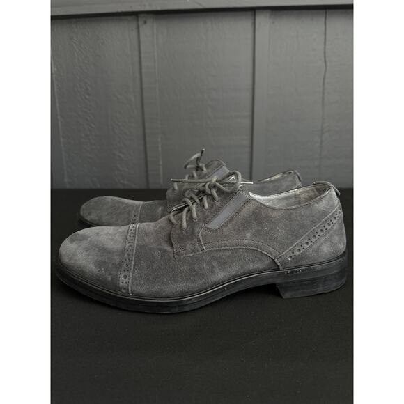 NAOT Bondos Lace Up Oxford Dress Shoe Loafer in 
Charcoal Soft Suede NEW Size 42 main image 9